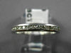 ESTATE .38CT DIAMOND 14KT WHITE GOLD 3D CLASSIC CHANNEL ANNIVERSARY RING #18944