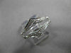 ANTIQUE WIDE .18CT OLD MINE DIAMOND 14KT WHITE GOLD PAVE INSERT RING #22030