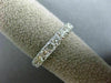 ESTATE .70CT DIAMOND 14KT WHITE GOLD 3D CLASSIC SEMI ETERNITY ANNIVERSARY RING