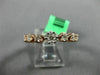 ESTATE 1.42CT DIAMOND 14KT WHITE & ROSE GOLD 3D FLOWER ETERNITY ANNIVERSARY RING