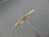 ESTATE .36CT DIAMOND 18KT YELLOW & ROSE GOLD SEMI ETERNITY DOUBLE STACKABLE RING
