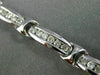 ESTATE 1.75CT DIAMOND 18KT WHITE GOLD 3D CLASSIC 6 STONE CHANNEL TENNIS BRACELET