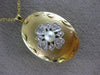 .09CT DIAMOND & AAA SOUTH SEA PEARL 14KT YELLOW GOLD HEART LOCKET PENDANT #26417