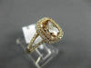 WIDE 1.51CT DIAMOND & AAA MORGANITE 14KT ROSE GOLD HALO FILIGREE ENGAGEMENT RING