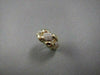 ESTATE LARGE .15CT DIAMOND 14KT YELLOW & WHITE GOLD CLIP EARRINGS 20mm X 11mm