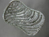 ESTATE MASSIVE 1.94CT DIAMOND 14KT WHITE GOLD 3D RECTANGULAT MULTI WAVE FUN RING