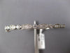 1.40CT DIAMOND 14K WHITE GOLD 3D ROUND & MARQUISE SHAPE FILIGREE BANGLE BRACELET