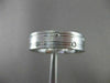 ESTATE WIDE 0.46CTW DIAMOND 14KT WHITE GOLD 2 ROW ETOLIE MENS RING UNIQUE #17315