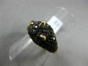 ESTATE 1.37CT ORANGE SAPPHIRE & RUBY 18KT ROSE GOLD 3D HAPPY BABY TIGER FUN RING