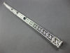 ANTIQUE 1CT AAA SAPPHIRE 14K WHITE GOLD ART DECO PRINCESS TENNIS BRACELET #27816