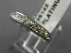 ANTIQUE .50CT OLD MINE DIAMOND PLATINUM CLASSIC WEDDING ANNIVERSARY RING #6142