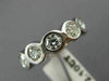 ESTATE WIDE 2.11CT DIAMOND 14K WHITE GOLD BEZEL ETERNITY ANNIVERSARY RING 17744