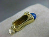 ESTATE DIAMOND AUSTRALIAN OPAL 18K YELLOW GOLD CHILD SHOE PENDANT + CHAIN #20166