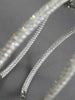 ESTATE WIDE & EXTRA LARGE 8.26CT DIAMOND 14K WHITE GOLD INSIDE OUT HOOP EARRINGS