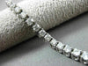 ESTATE 3.0CT ROUND DIAMOND 14KT WHITE GOLD CLASSIC 3 DIMENSIONAL TENNIS BRACELET