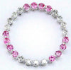 1.40CT DIAMOND & AAA PINK SAPPHIRE 14KT WHITE GOLD CIRCLE OF LIFE LOVE PENDANT