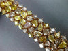 ESTATE LARGE GIA 24.03CT MULTI COLOR FANCY DIAMOND 18K ROSE GOLD TENNIS BRACELET