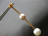 LARGE 1.81CT DIAMOND & AAA WHITE & PINK SOUTH SEA PEARL 18KT ROSE GOLD EARRINGS