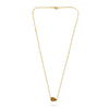 1.73CT DIAMOND & AAA RUBY 18KT YELLOW GOLD 3D PEAR SHAPE SOLITAIRE HALO NECKLACE
