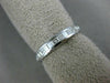ESTATE .55CT DIAMOND 14KT WHITE GOLD 3D CLASSIC CHANNEL ANNIVERSARY RING #18951