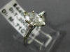 ESTATE .91CT MARQUISE & BAGUETTE DIAMOND 14KT WHITE GOLD ENGAGEMENT RING #22153