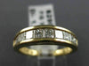 ESTATE 1.25CT PRINCESS DIAMOND 14KT YELLOW GOLD WEDDING ANNIVERSARY RING #22945
