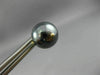 ESTATE 14KT YELLOW & BLACK GOLD 3D CLASSIC CIRCULAR STUD EARRINGS #25892