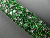 ESTATE MASSIVE 40.02CT DIAMOND & TSAVORITE 18K WHITE GOLD 3D GRADUATING BRACELET