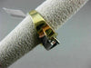 ESTATE WIDE 2CT DIAMOND & AAA SAPPHIRE 14KT 2 TONE GOLD INFINITY ENGAGEMENT RING