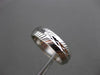 ANTIQUE 14K WHITE GOLD 3D FILIGREE ETERNITY WEDDING ANNIVERSARY RING BAND #18954