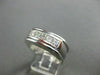 ESTATE 1.26CT DIAMOND 5 STONE PLATINUM CHANNEL MENS ANNIVERSARY RING F/VS #18705