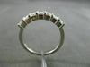 ESTATE .91CT DIAMOND 14KT WHITE GOLD 3D 7 STONE WEDDING ANNIVERSARY RING #19485