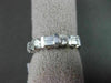 ESTATE .64CTW BAGUETTE & ROUND DIAMOND 14KT WHITE GOLD ANNIVERSARY RING F/G VSSI