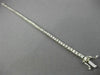 ESTATE 5.10CT ROUND DIAMOND 14K WHITE GOLD 3D DOUBLE SAFETY LOVE TENNIS BRACELET