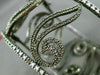 ESTATE WIDE 5.30CT DIAMOND 14K BLACK GOLD 3D FILIGREE MULTI LEAF BANGLE BRACELET
