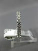 ESTATE 1.20CT DIAMOND 14KT WHITE GOLD ETERNITY WEDDING ANNIVERSARY RING #22085