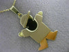 ESTATE 14KT YELLOW GOLD HANDCRAFTED BABY BOY ENGRAVABLE FLOATING PENDANT #25192