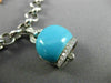 ESTATE LONG .81CT DIAMOND & MULTI GEM 14KT WHITE GOLD LUCKY BELL CHARM BRACELET