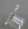 ESTATE 1.68CTW DIAMOND SHARED ETERNITY 14KT WHITE GOLD RING 2.5MM 6.25 #20960
