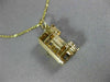 ANTIQUE 14KT YELLOW GOLD 3D CLASSIC SAN FRANCISCO TROLLEY CAR PENDANT #26312