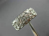 ESTATE WIDE 1.0CT DIAMOND PLATINUM 3D FILIGREE ETERNITY WEDDING ANNIVERSARY RING
