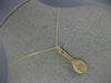 ESTATE 14KT YELLOW GOLD 3D CLASSIC HANDCRAFTED TENNIS RACKET FUN PENDANT #25061