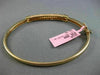 ESTATE 1.15CT DIAMOND 14KT ROSE GOLD 3D CLASSIC MULTI ROW PAVE BANGLE BRACELET