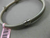 ESTATE .60CT DIAMOND 14KT WHITE GOLD 3D CIRCULAR MESH FLEXIBLE BANGLE BRACELET