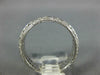ANTIQUE .50CT DIAMOND 18K WHITE GOLD 3D FILIGREE ETERNITY ANNIVERSARY RING #1195