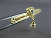 ESTATE BLUE TOPAZ PEARL 14K YELLOW GOLD FILIGREE HANGING STICK PIN BROOCH #20855
