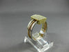 ESTATE .42CT DIAMOND 18KT WHITE YELLOW & ROSE GOLD 3D MULTI BAND PAVE FUN RING