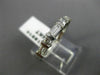 ESTATE .75CT DIAMOND 14KT WHITE GOLD 3D CLASSIC WEDDING ANNIVERSARY RING #18914