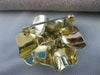ANTIQUE 14 KT YELLOW GOLD PIN / BROOCH. DEPICTS FAN LIKE FLOWER BUNCH / SHEAVES