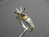 ESTATE .80CT DIAMOND 14KT WHITE & YELLOW GOLD SEMI MOUNT ENGAGEMENT RING #17364
